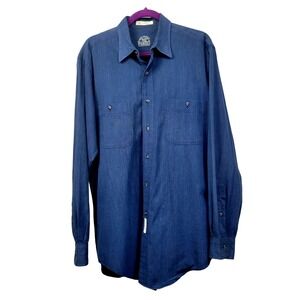 Vintage BD Baggies Men's Long Sleeve Shirt Size 15 1/2 34-35